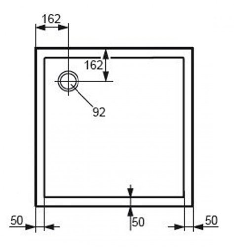 Душевой поддон Huppe Purano 90x90 202161.055