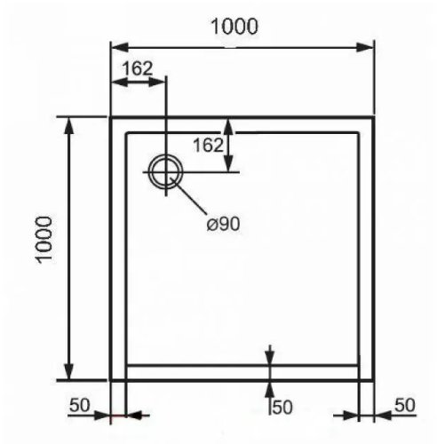 Душевой поддон Huppe Purano 100x100 202162.055