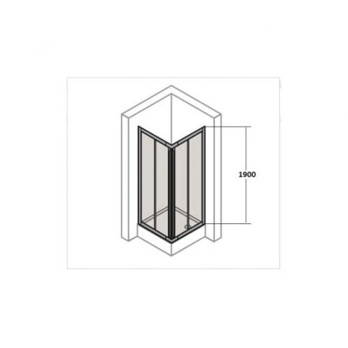 Душова кабіна Huppe Classics 2 80x80 C20102.069.321