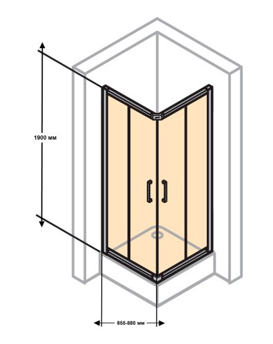 Душова кабіна Huppe Classics 2 90x90 C20103.069.321