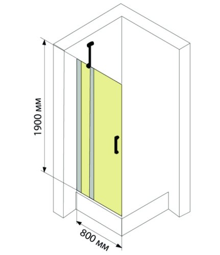 Душевая дверь Huppe Classics 2 80 C23101.069.321