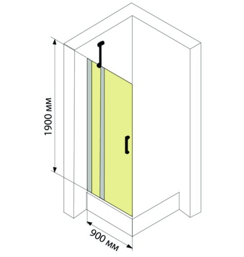 Душевая дверь Huppe Classics 2 90 C23102.069.321