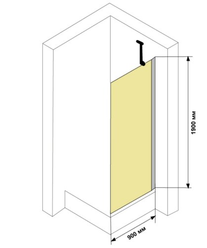 Боковая стенка Huppe Classics 2 90 C23604.069.321
