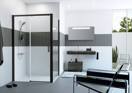 Душевая дверь Huppe Classics 2 EasyEntry 100 Black Edition C25301.123.321