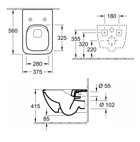 Унитаз Villeroy&Boch Venticello 4611R001