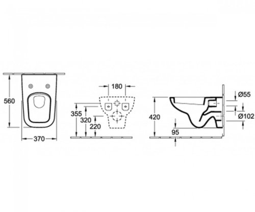 Унитаз Villeroy&Boch Joyce 56071001