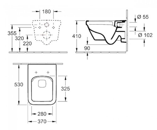 Унитаз Villeroy&Boch Omnia Architectura 5685HR01