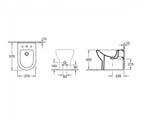 Биде Villeroy&Boch Subway 741000R1