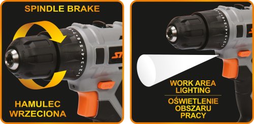 Дрель шуруповерт аккумуляторная STHOR 78969