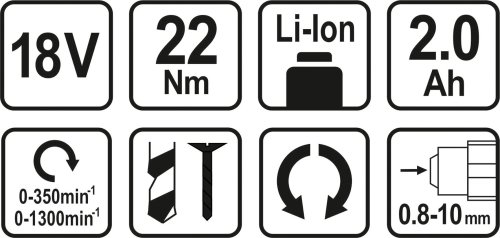 Дрель шуруповерт аккумуляторная STHOR 78969