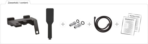 Смеситель для ванной FALA NOIR 1 75882