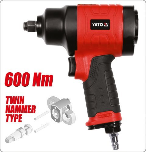 Пневматичний ударний гайковерт YATO YT-09506