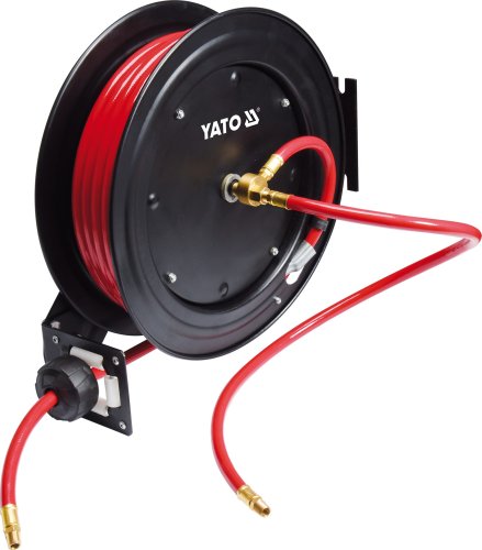 Шланг пневматический на катушке YATO YT-24250 (15 м)