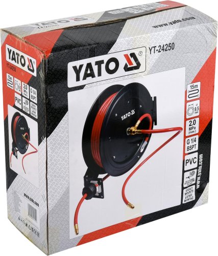 Шланг пневматический на катушке YATO YT-24250 (15 м)