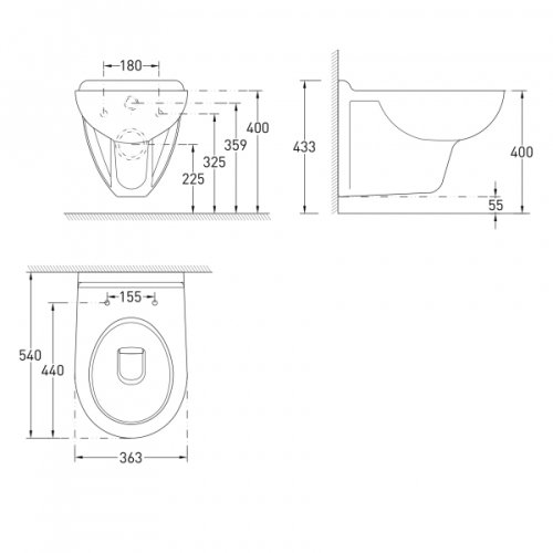 Унитаз с инсталляцией VOLLE Maro New 13-52-222+141919