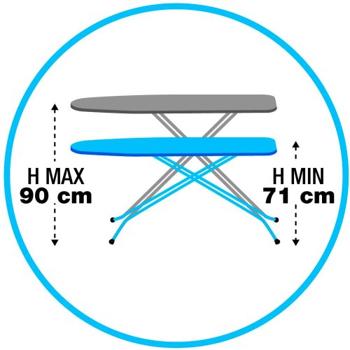 Доска гладильная Gimi Classic 114x33 см Lavanda