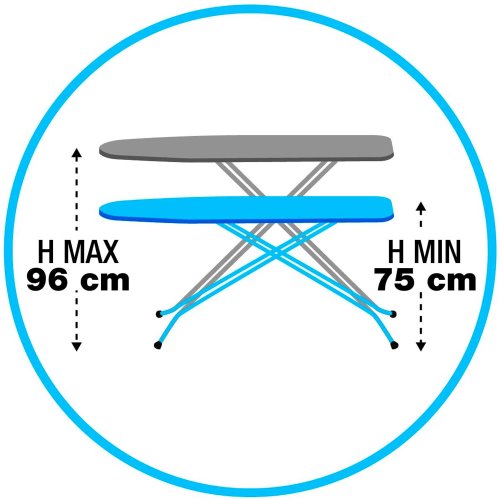 Доска гладильная Gimi Prestige 120x38 см Lavanda