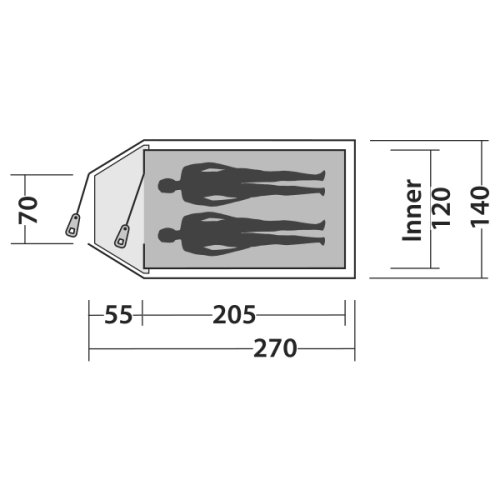 Палатка Easy Camp Quasar 200 Teal Green