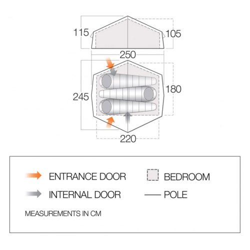 Намет Vango Cairngorm 300 Dark Moss