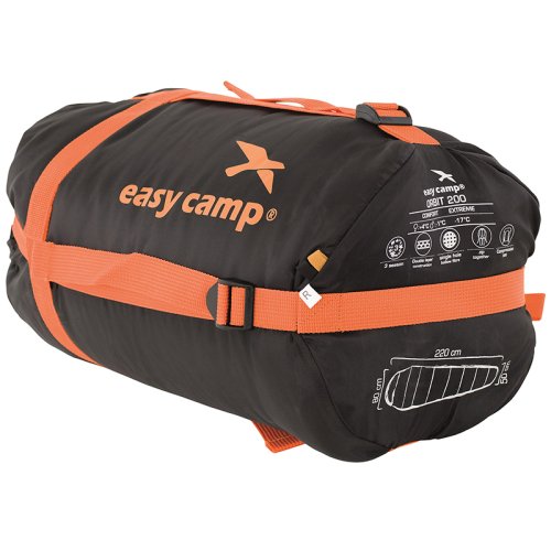 Спальный мешок Easy Camp Orbit 200/-1°C Black (Left)