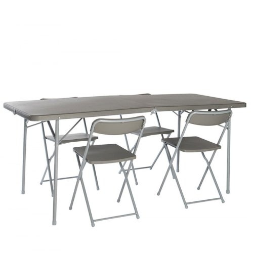 Стол Vango Orchard XL Table And Chair Set Grey