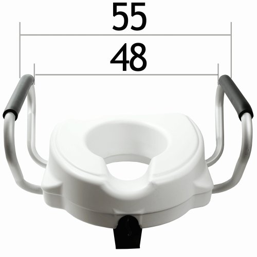 Насадка на унітаз OSD King 12 см з поручнями KING-12A-00