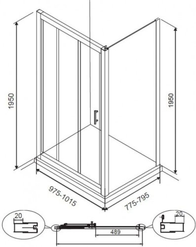 Боковая стенка Eger Lexo 599-800/1