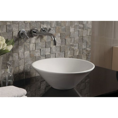 Умивальник Q-tap Amazon WHI 4037 / F008 з донним клапаном (QTAMAWHI4037F008)