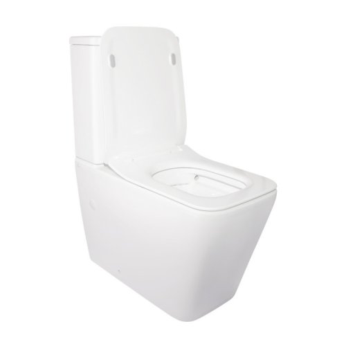 Унитаз-компакт Q-tap Crow WHI 2170P безободковый (QTCROWHI2170P)