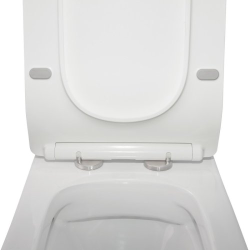 Унитаз-компакт Q-tap Crow WHI 2170P безободковый (QTCROWHI2170P)