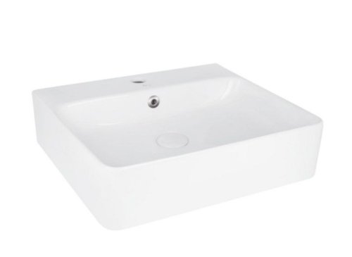 Умывальник Q-tap Nando WHI 404A/F008 с донным клапаном (QTNANDOWHIA404AF008)