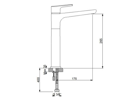 Смеситель для умывальника NEWARC Newart 150001