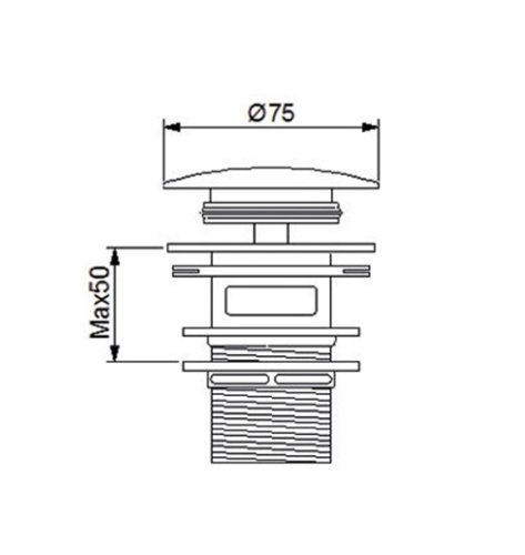 Донный клапан NEWARC 740773E