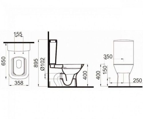 Унитаз-компакт Idevit Nova SETK3504-0317-001-1-6200