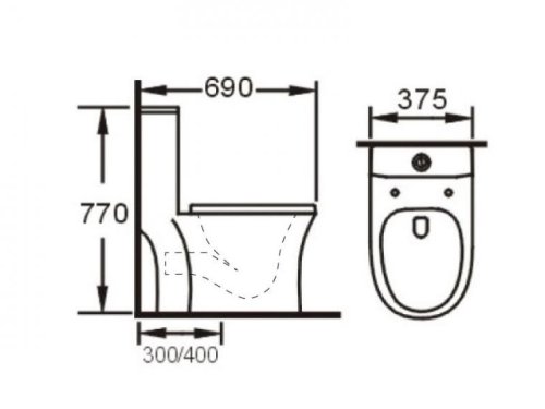 Унітаз-компакт Asignatura Advance 95802505