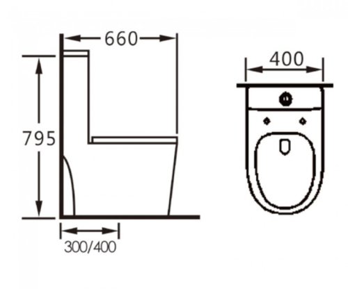 Унітаз-компакт Asignatura Advance 95822505