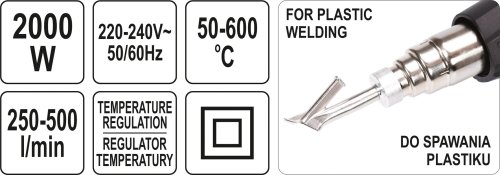 Будівельний фен YATO YT-82295