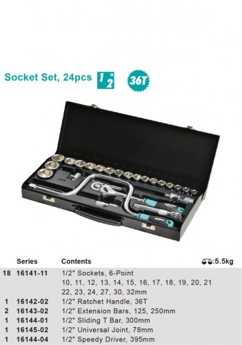 Набор инструментов Whirlpower 1614-3424S (24 предмета)