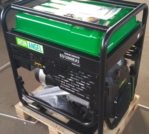 Бензиновий генератор Iron Angel EG 12000 E3 / 1 (220 / 380В)