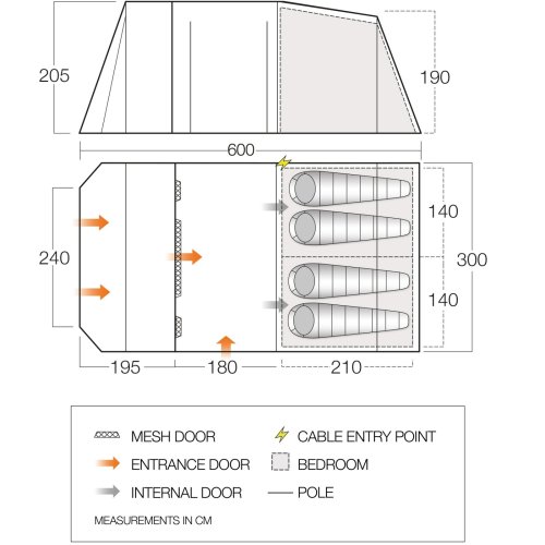 Намет Vango Stargrove II 450 Herbal