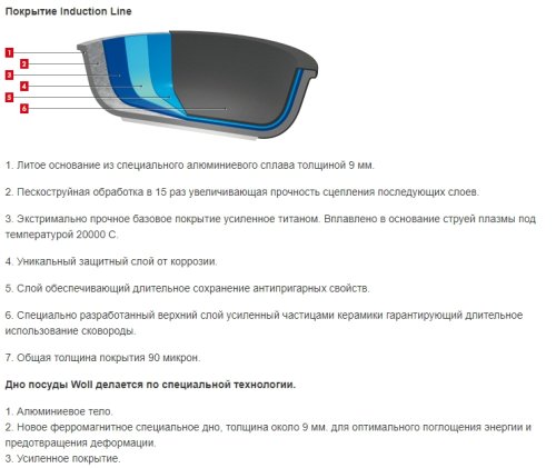 Сковорода ВОК WOLL Nowo Titanium Induktion W1132IL (32*10 см)