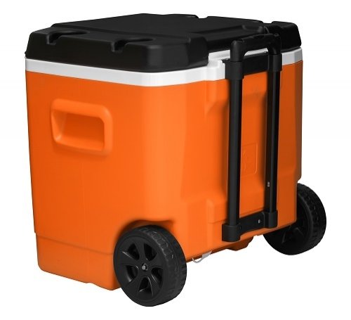 Изотермический контейнер на колесах Igloo Transformer Roller 60л оранжевый с черным