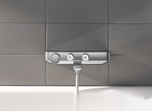 Смеситель для ванны с термостатом Grohe Grohtherm SmartControl с душевой лейкой