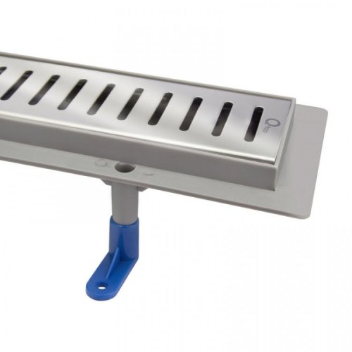 Трап линейный Q-tap Dry FA304-600 с нержавеющей решеткой 600х73 (QTDRYFA304600)