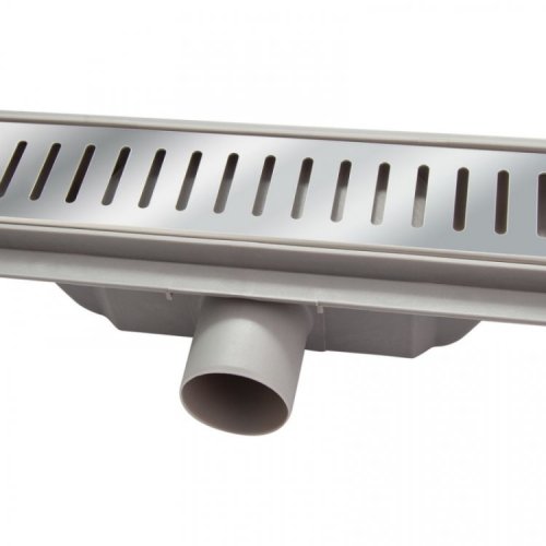 Трап линейный Q-tap Dry FA304-700 с нержавеющей решеткой 700х73 (QTDRYFA304700)