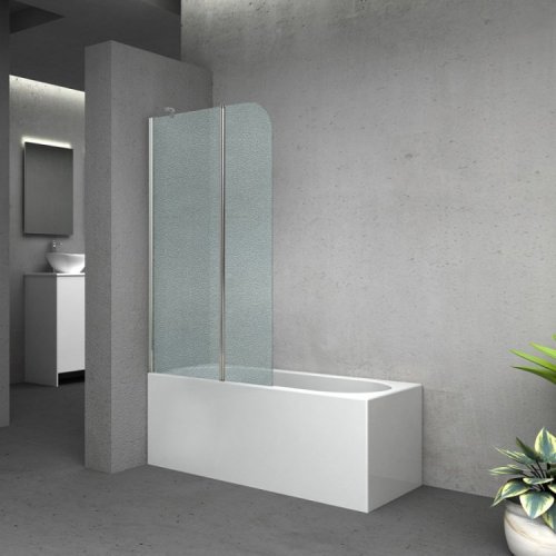 Штора на ванну Lidz Brama SS120x140.CRM.FR Frost (LBSS120140CRMFRL)