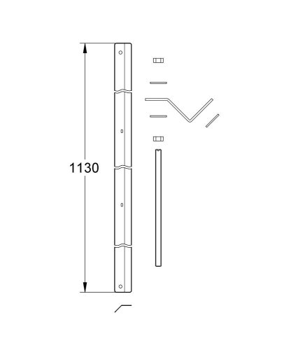 Комплект углового монтажа Grohe Rapid SL 38562001