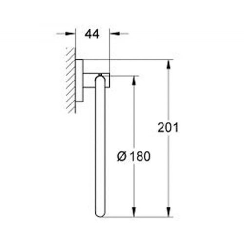 Кольцо для полотенца Grohe Essentials 40365001
