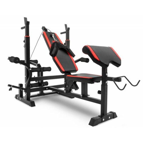 Набір Hop-Sport Premium 124 кг з лавою HS-1075