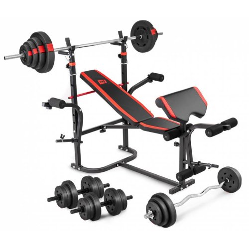 Набір Hop-Sport Premium 160 кг з лавою HS-1 065